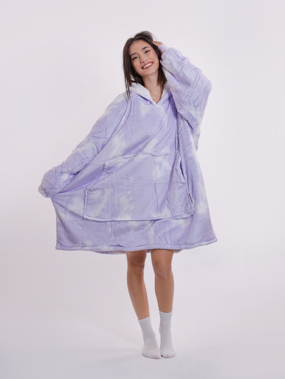 Purple Tie-Dye Pluffie