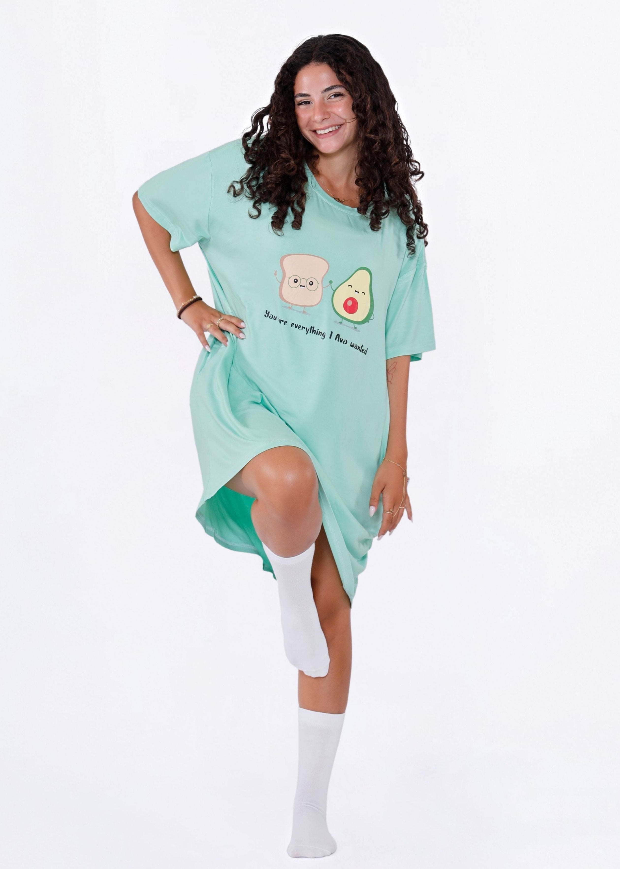 Hello Kitty Pluffie Boyfriend Tee - THE PLUFFIES